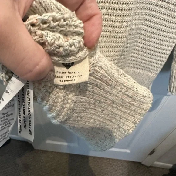 Madewell Rainbow Seville Sweater Pullover Marled Small Knit - Picture 6 of 7